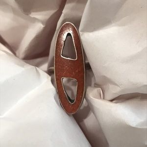 Oval sterling silver Ring